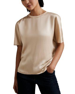 Lena Silk Top by REISS