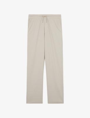 Lennox Drawstring-Waist Linen-Blend Trousers by REISS