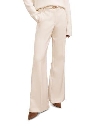 Leona Hardware Flare Trousers by REISS