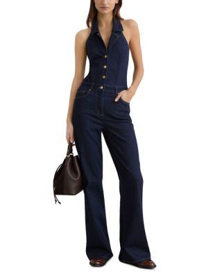Lolita Denim Jumpsuit by REISS