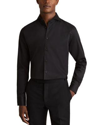 Long Sleeve Button Front Shirt by REISS