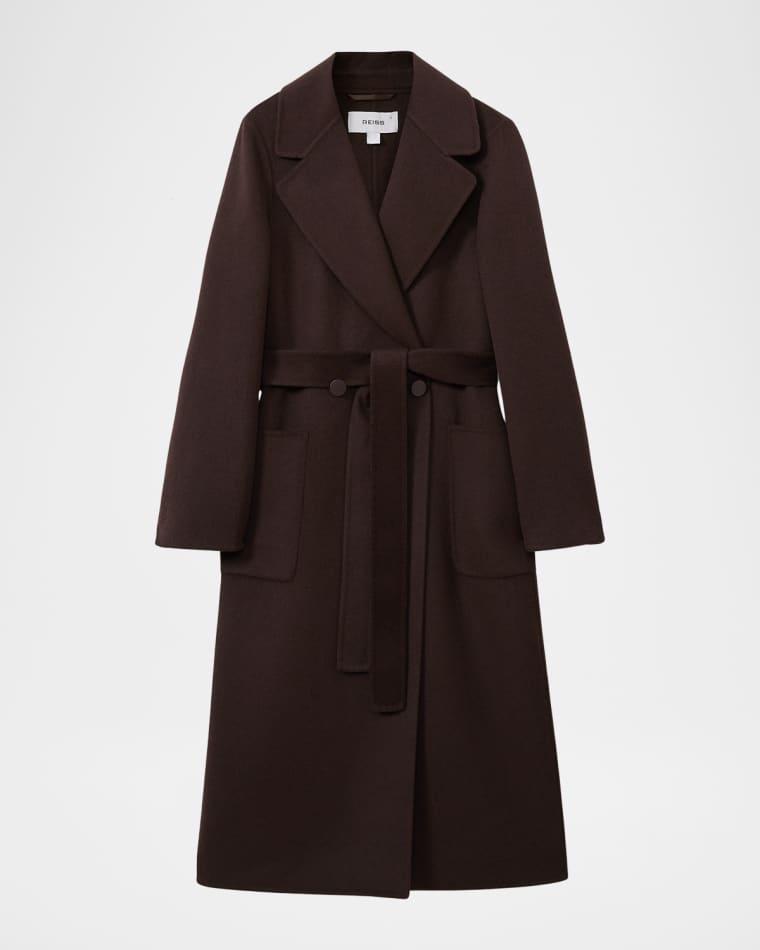 Lucia Double-Face Wool-Blend Coat by REISS