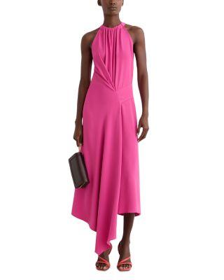 Maeve Drape Detail Occasion Midi Dress by REISS