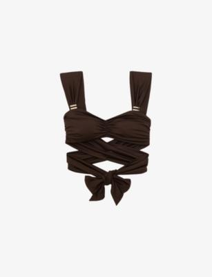 Maisie Wrap-Around Bikini Top by REISS
