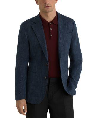Manci Tailored Fit Herringbone Blazer by REISS