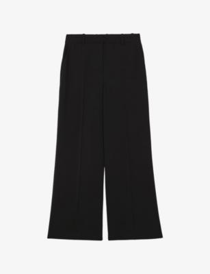 Margeaux Wide-Leg Stretch-Woven Trousers by REISS
