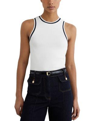 Matilda Contrast Trim Vest by REISS