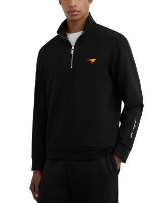 McLaren Regular Fit Half Zip Logo Sweatshirt by REISS