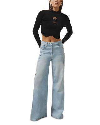 McLaren Sandy Knitted Turtleneck Top by REISS