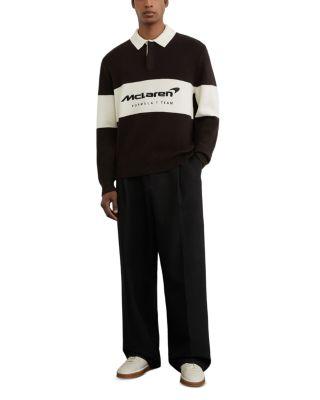 McLaren Unisex Embroidered Logo Rugby Polo Shirt by REISS