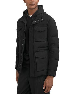 Mercury Long Sleeve Quilted Four Pocket Puffer Jacket by REISS