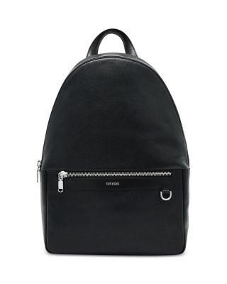 Micro Grain Leather Backpack by REISS