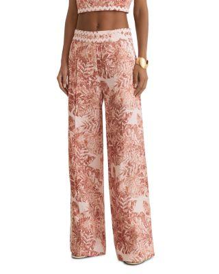 Mila Linen Trousers by REISS