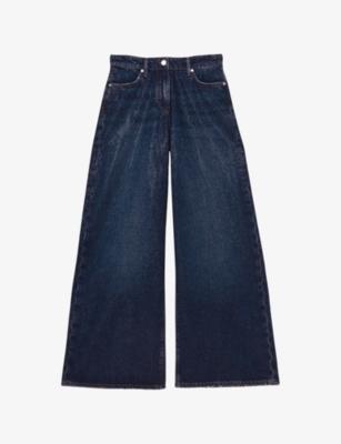 Mimi Wide-Leg Mid-Rise Jeans by REISS