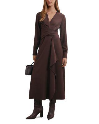 Mira Drape Dress by REISS