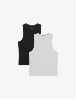 Monty Set of Two Stretch Jersey Vests by REISS