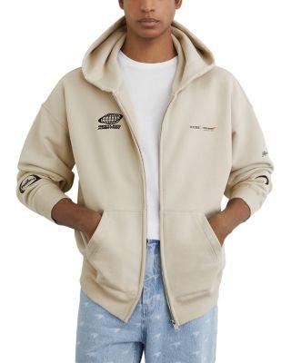 Motorsport Unisex Zip Through Logo Sweatshirt by REISS