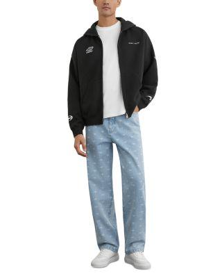 Motorsport Unisex Zip Through Logo Sweatshirt by REISS