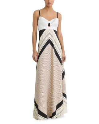 Myra Scarf Print Maxi Dress by REISS