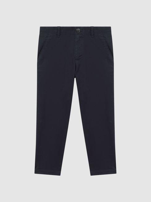 Navy Pitch Junior Slim Fit Casual Chinos by REISS