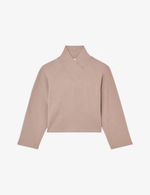 Nova Shawl-Collar Stretch-Jersey Jumper by REISS