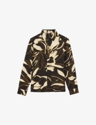 Paloma Floral-Print Woven Shirt by REISS