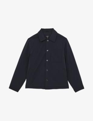 Parker Patch-Pocket Stretch-Nylon Overshirt by REISS