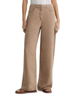 Petite Carmen Wide Leg Pants by REISS
