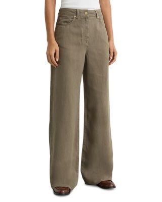 Petite Carmen Wide Leg Pants by REISS