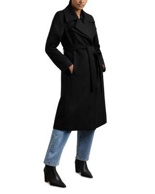 Petite Odette Mid Length Belted Coat by REISS
