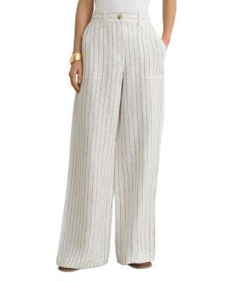 Petites Ashby Wide Leg Trousers by REISS
