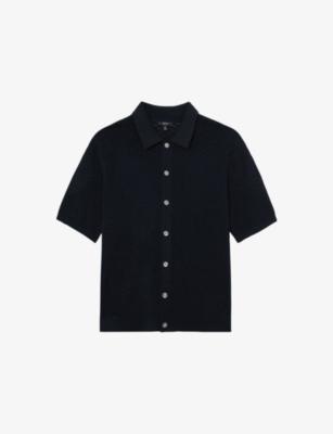 Phoenix Short-Sleeved Knitted Shirt by REISS