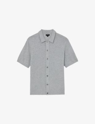 Phoenix Short-Sleeved Knitted Shirt by REISS
