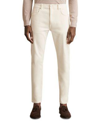 Picton Slim Fit Jeans in White by REISS