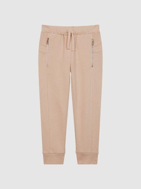 Pink Salma Junior Jersey Joggers by REISS