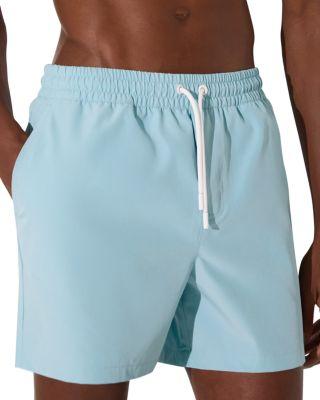 Plain 4.9" Drawstring Swim Shorts by REISS