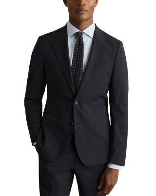 Plain Weave Tailored Fit Suit Jacket by REISS