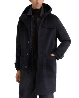 Planter Long Sleeve Hooded Duffle Coat by REISS