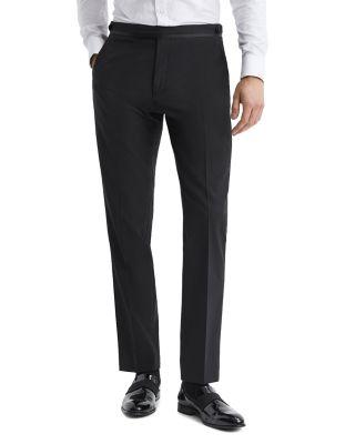 Poker Satin Trim Tuxedo Pants by REISS