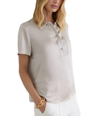 Polly Silk Top by REISS