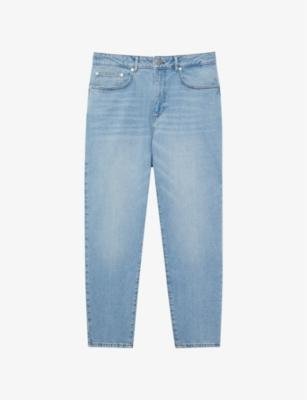 Portabello slim-fit tapered-leg stretch-denim jeans by REISS