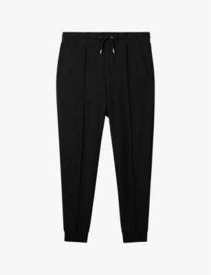 Premier regular-fit mid-rise stretch-jersey jogging bottoms by REISS