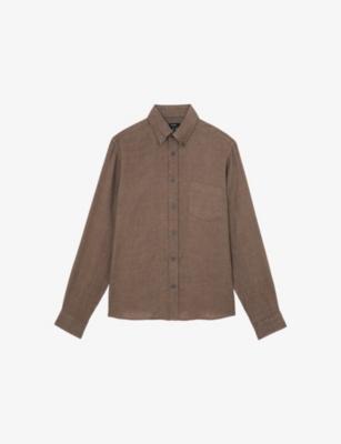 Queens Regular-Fit Linen Shirt by REISS