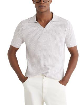 Regular Fit Open Collar Polo Shirt by REISS