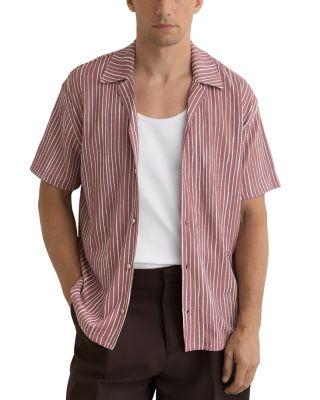 Regular Fit Textured Stripe Shirt by REISS