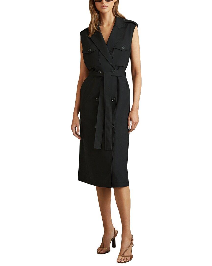 Reiss Kimora Wool-Blend Midi Dress by REISS