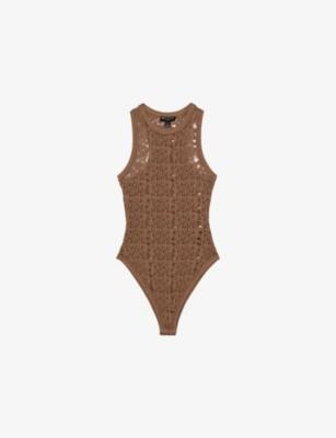 Reiss x Atelier Francesca Ladder-Knit Bodysuit by REISS