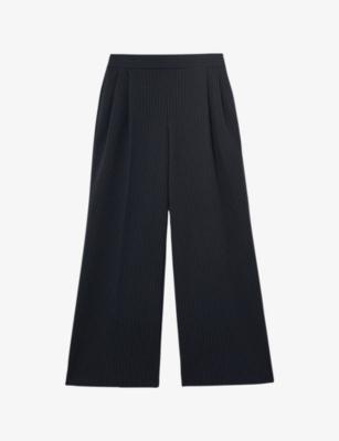 Remi Pinstriped Stretch-Woven Jogging Bottoms by REISS