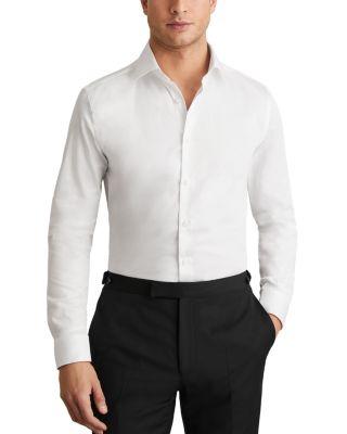 Remote Regular Fit Satin Cotton Shirt by REISS