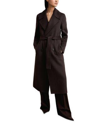 Rene Double Breasted Blindseam Coat by REISS